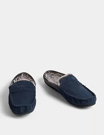 Προσφορά Σουέντ mules-μοκασίνια για 19€ σε MARKS & SPENCER