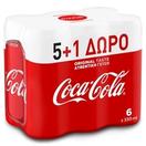 Προσφορά COCA COLA Κουτί 330ml 5+1 Δώρο για 3,95€ σε Market In