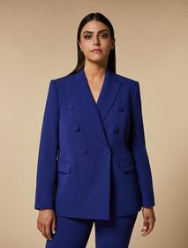 Προσφορά Double-breasted triacetate blazer jacket για 740€ σε MARINA RINALDI