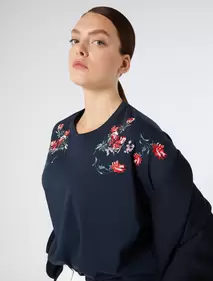 Προσφορά Ζέρσεϊ T-shirt με κέντημα για 18500€ σε MARINA RINALDI